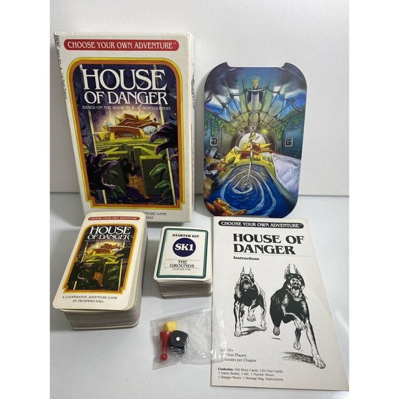 House of Danger Board Adventure Game Choose Your Own Adventure - Picture 2 of 6